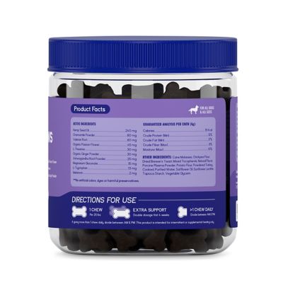 Image showing  Calming & Stress Support for All Dogs, Supports Calm Stomachs & Muscles, Meat Flavored, 60 Soft Chews