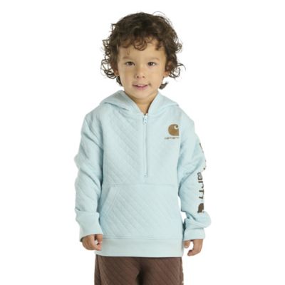 Carhartt Kid's Long-Sleeve Quilted Jersey Half-Zip Sweatshirt, Boy