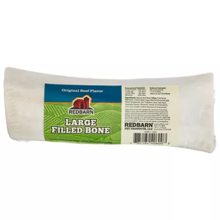 Redbarn Natural White Beef Filled Femur Bone Dog Chew 1 ct Dog Bones Rawhide & Rawhide Alternative