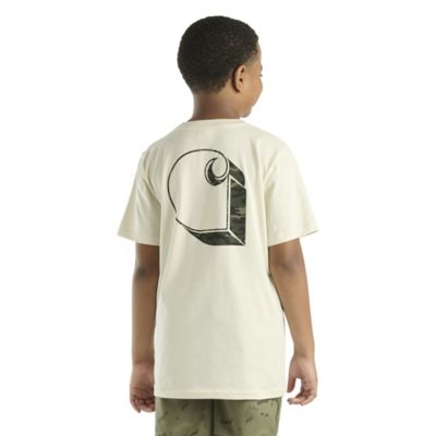 Carhartt Kid's Short-Sleeve Camo Logo C T-Shirt
