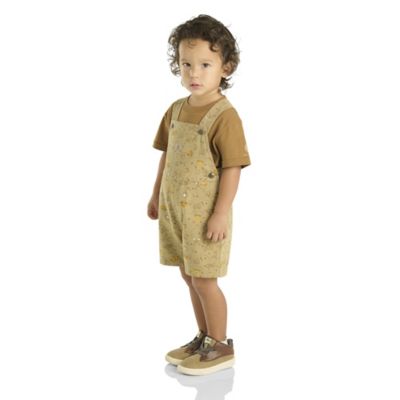 Image showing  Kid's Short Sleeve T-Shirt And Canvas Print Shortall Set