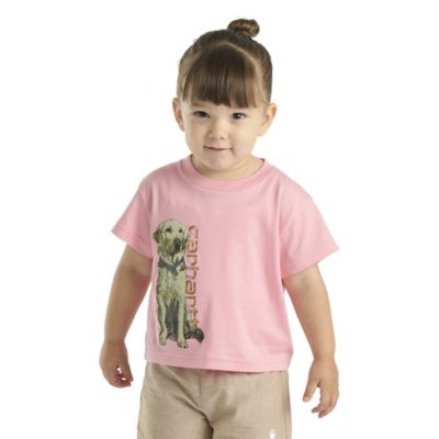 Carhartt Girls' Short-Sleeve Dog T-Shirt