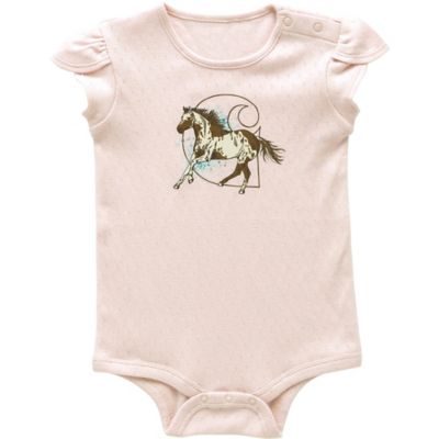 Carhartt Kid's Petal Sleeve Horse Bodysuit