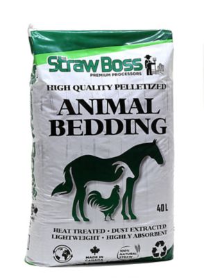 Greenway Animal Nutrition Crumbled Pellet Straw Bedding 40 Liter