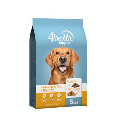 4health Shreds Adult Chicken and Rice Formula Dry Dog Food, 5 lb. Bag