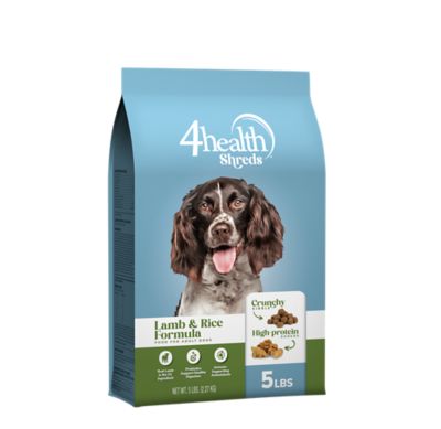 4health Shreds Adult Lamb and Rice Formula Dry Dog Food, 5 lb. Bag