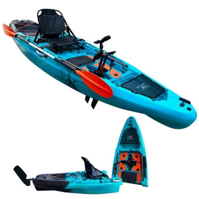 Reel Yaks 10.8 ft. Rapido Modular Fin Drive Fishing Kayak Super Lightweight, 400 lbs. Capacity, Easy to Store - Easy to Carry