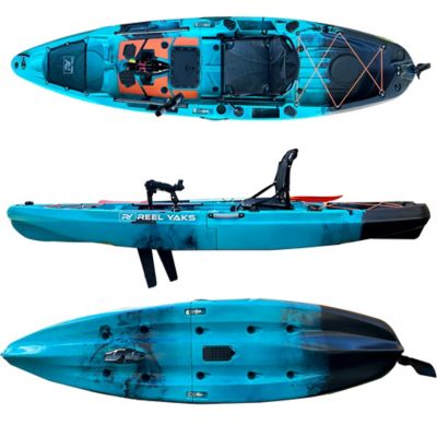Image showing  10.8 ft. Rapido Modular Fin Drive Fishing Kayak Super Lightweight, 400 lbs. Capacity, Easy to Store, Easy to Carry