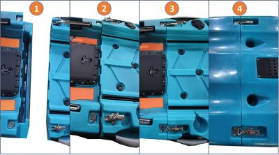 Image showing  10.8 ft. Rapido Modular Fin Drive Fishing Kayak Super Lightweight, 400 lbs. Capacity, Easy to Store, Easy to Carry