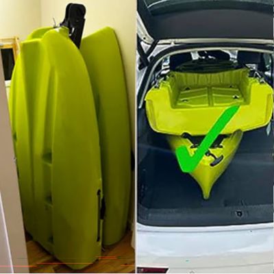 Image showing 7 th Reel Yaks 10.8 ft. Rapido Modular Fin Drive Fishing Kayak Super Lightweight, 400 lbs. Capacity, Easy to Store, Easy to Carry
