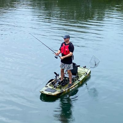 Image showing 5 th Reel Yaks 9.5 ft. Raider Sit-on-Top Modular Propeller Fishing Kayak