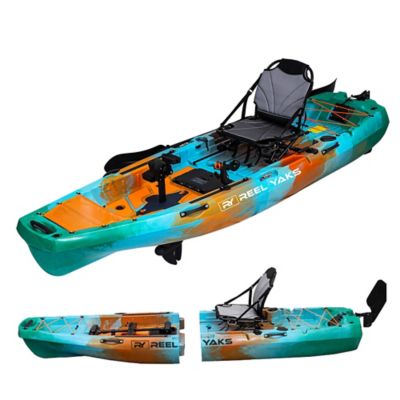 Reel Yaks 10 ft. Radar Modular Propeller Drive Fishing Kayak Super Lightweight, 430 lb. Capacity, Easy to Store - Easy to Carry