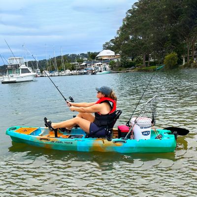 Image showing  10 ft. Radar Modular Propeller Drive Fishing Kayak Super Lightweight, 430 lb. Capacity, Easy to Store - Easy to Carry