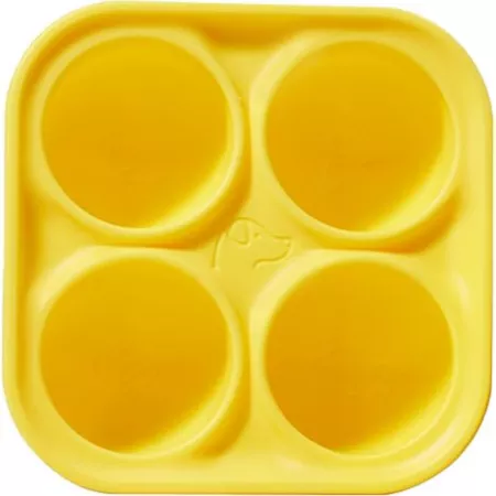 Woof Pupsicle Tray Yellow Large Dog Interactive & Puzzle Toys