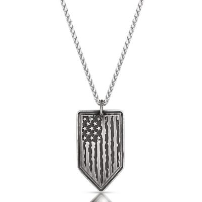 Montana Silversmiths American Made Strength Necklace, AMNC5911MA