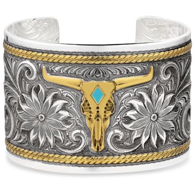 Montana Silversmiths Meadow Majesty Cuff Bracelet, BC1626RTG