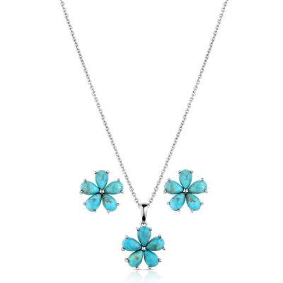 Montana Silversmiths Floral Sky Jewelry Set