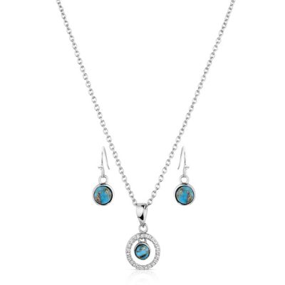 Montana Silversmiths Clear Creek Jewelry Set