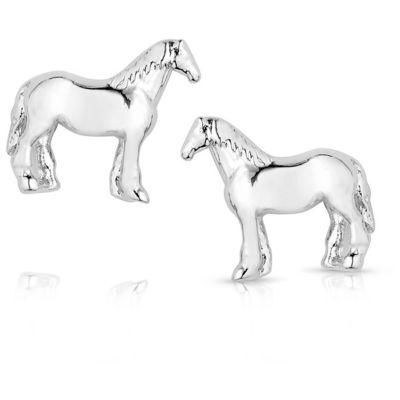 Montana Silversmiths Quarter Horse Earrings, QER5972