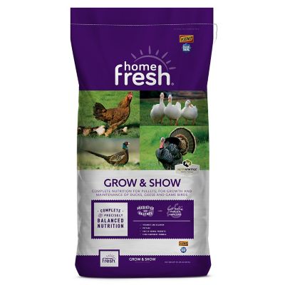 Blue Seal Home Fresh Grow & Show Poultry Feed Crumble, 50 lb.