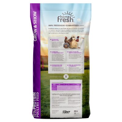 Image showing  Home Fresh Grow & Show Crumbled Poultry Feed, 50 lb. Bag
