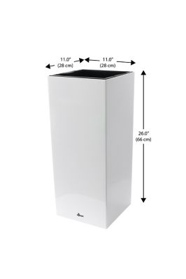 Image showing  Modena Tall Self-Watering Cube Planter