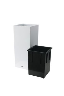 Image showing  Modena Tall Self-Watering Cube Planter