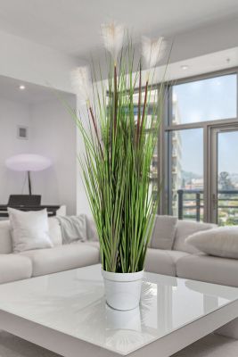 Image showing  Faux Seagrass Pot