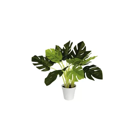 Artificial Algreen Monstera Plant 19 in. Artificial Plants & Flowers