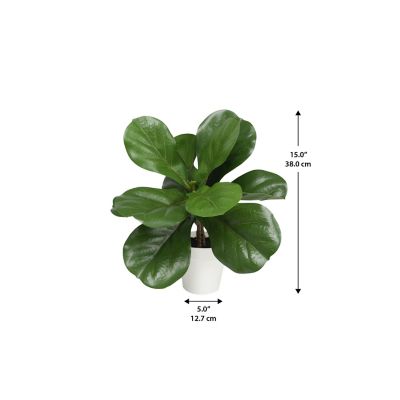Image showing  Faux Plant Potted Ficus