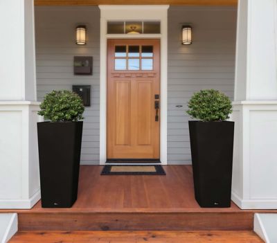Image showing  Aventis Square Planter With Shelf, 2-Pack