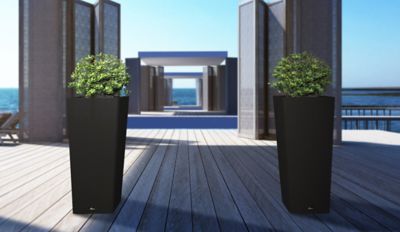 Image showing  Aventis Square Planter With Shelf, 2-Pack