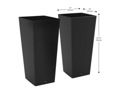 Image showing  Aventis Square Planter With Shelf, 2-Pack