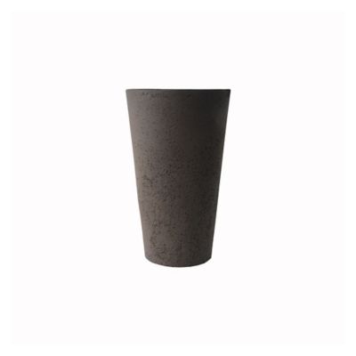 Image showing  20 in. Tall Crete Planter Brownstone, 2 pk.
