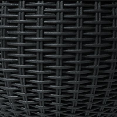 Image showing  10 in. Hanging Basket Black, 2 pk.