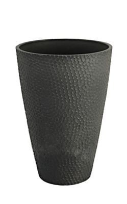 Algreen Valencia Hammered Planter 14 x 20 Charcoal