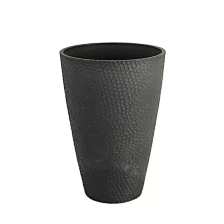 Algreen Valencia Hammered Planter 14 x 20 Charcoal Planters