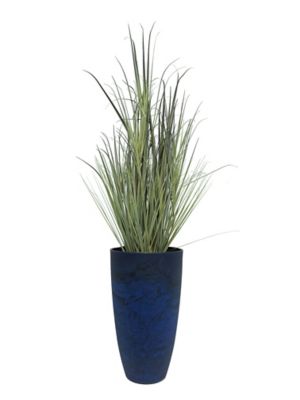 Image showing  Acerra Curved Vase Planter Blue
