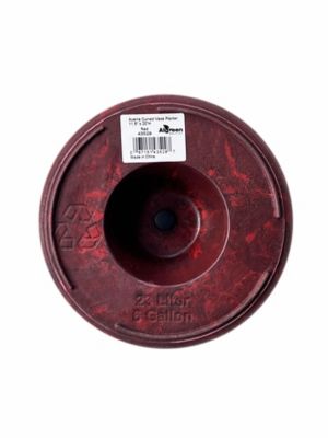 Image showing  Acerra Curved Vase Planter Red