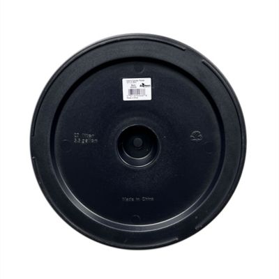 Image showing 4 th Algreen Acerra Cylinder Planter 13 x 11.5H Black, 2 pk.