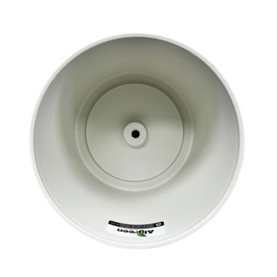 Image showing 3 th Algreen Acerra Cylinder Planter 13 x 11.5H White, 2 pk.