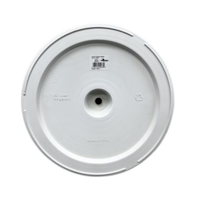 Image showing 4 th Algreen Acerra Cylinder Planter 13 x 11.5H White, 2 pk.
