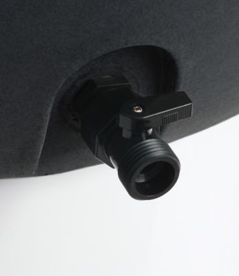 Image showing  Castilla 50 gal. Rain Barrel Recycled Black