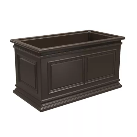 Algreen Covington Brownstone 30" Trough Planter Planters