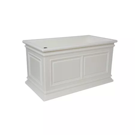 Algreen Covington 30" White Trough Planter Planters