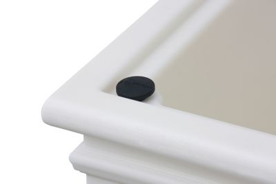 Image showing  Covington Trough Planter 30 in. White