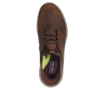 Image showing  Men's Leather Athletic Casual Shoe Brown