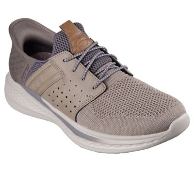 Skechers Men's Mesh Casual Shoe Taupe