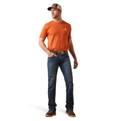 Image showing 5 th Ariat Men's Slim Fit Low-Rise Legacy M7 Straight Leg Jeans