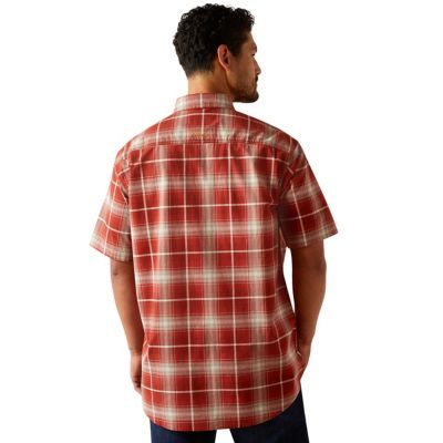 Image showing 1 th Ariat Men's Rebar Made Tough Durastretch Collared Short-Sleeve Work Shirt